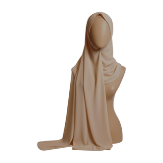 Beige hijab