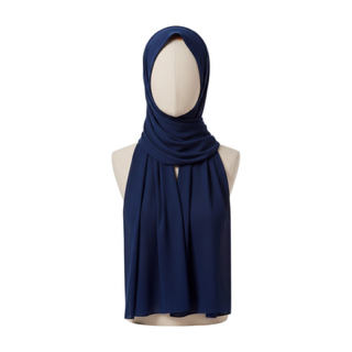 Navy Blue Hijab